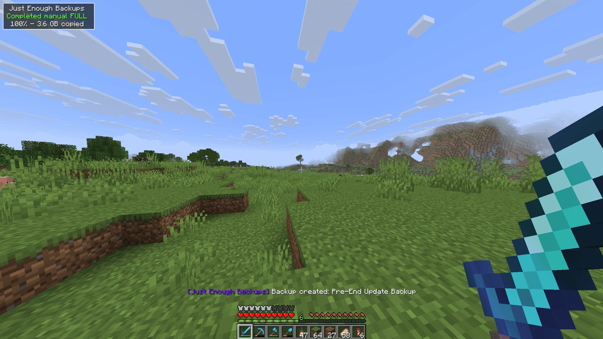 Just Enough Backups (JEB) screenshot