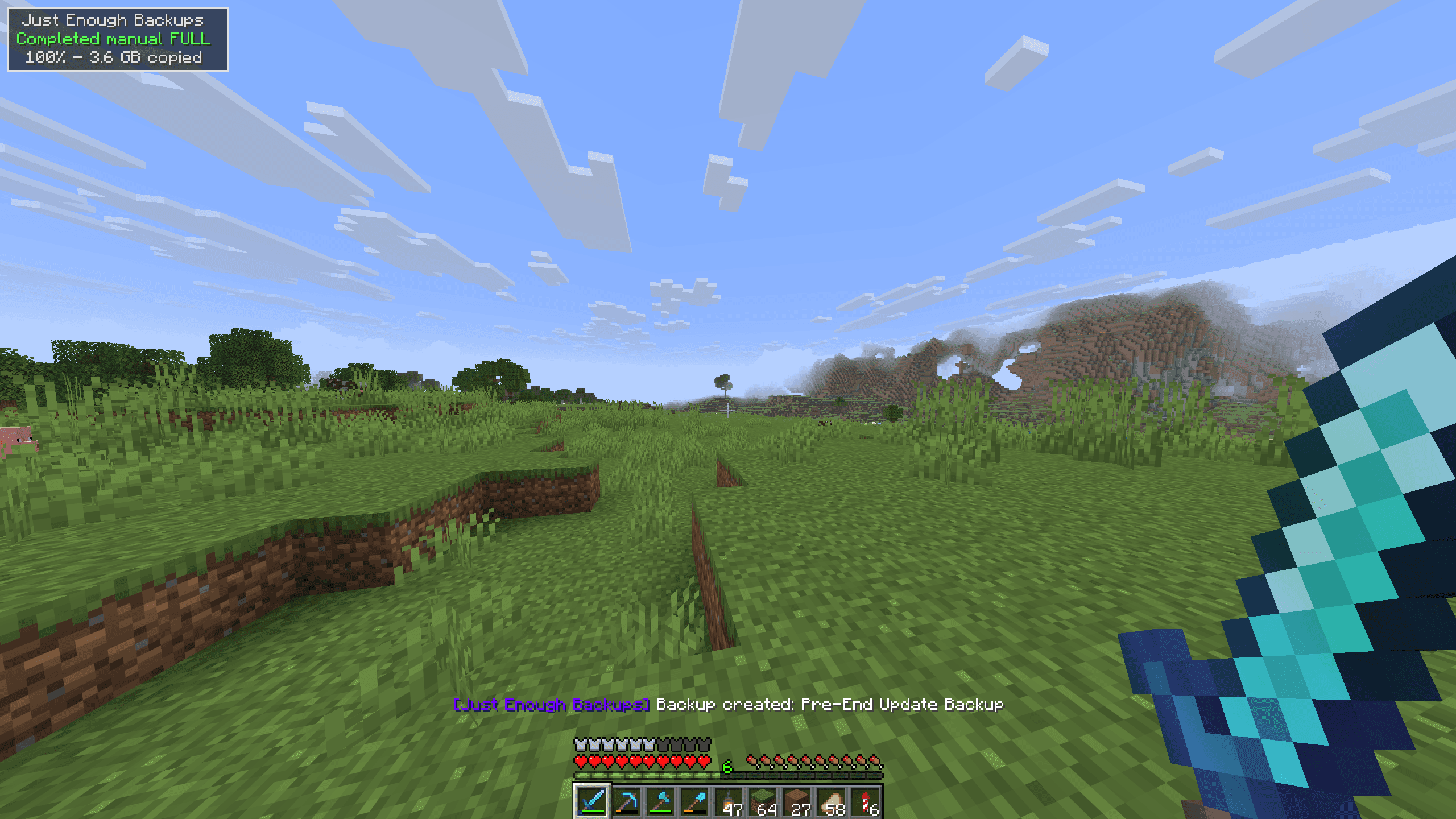 Just Enough Backups (JEB) screenshot