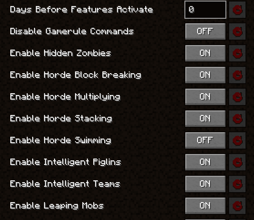 Enhanced Hordes Tweaks screenshot