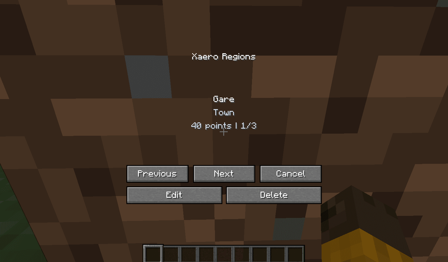 Xaero Map Regions screenshot