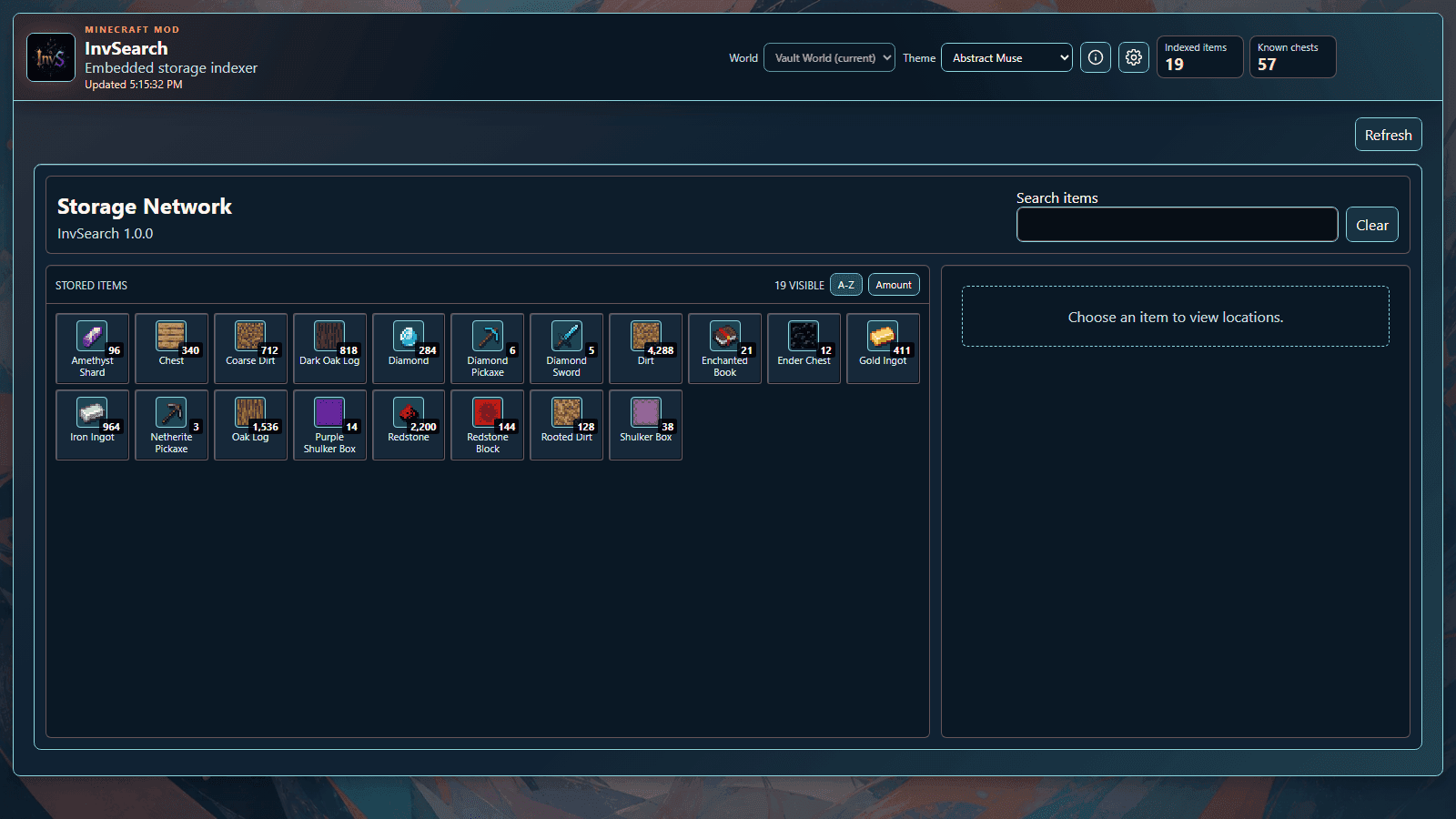 InvSearch screenshot