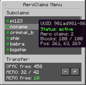 Create Aeronautics: Claims (FTB/OPAC) screenshot