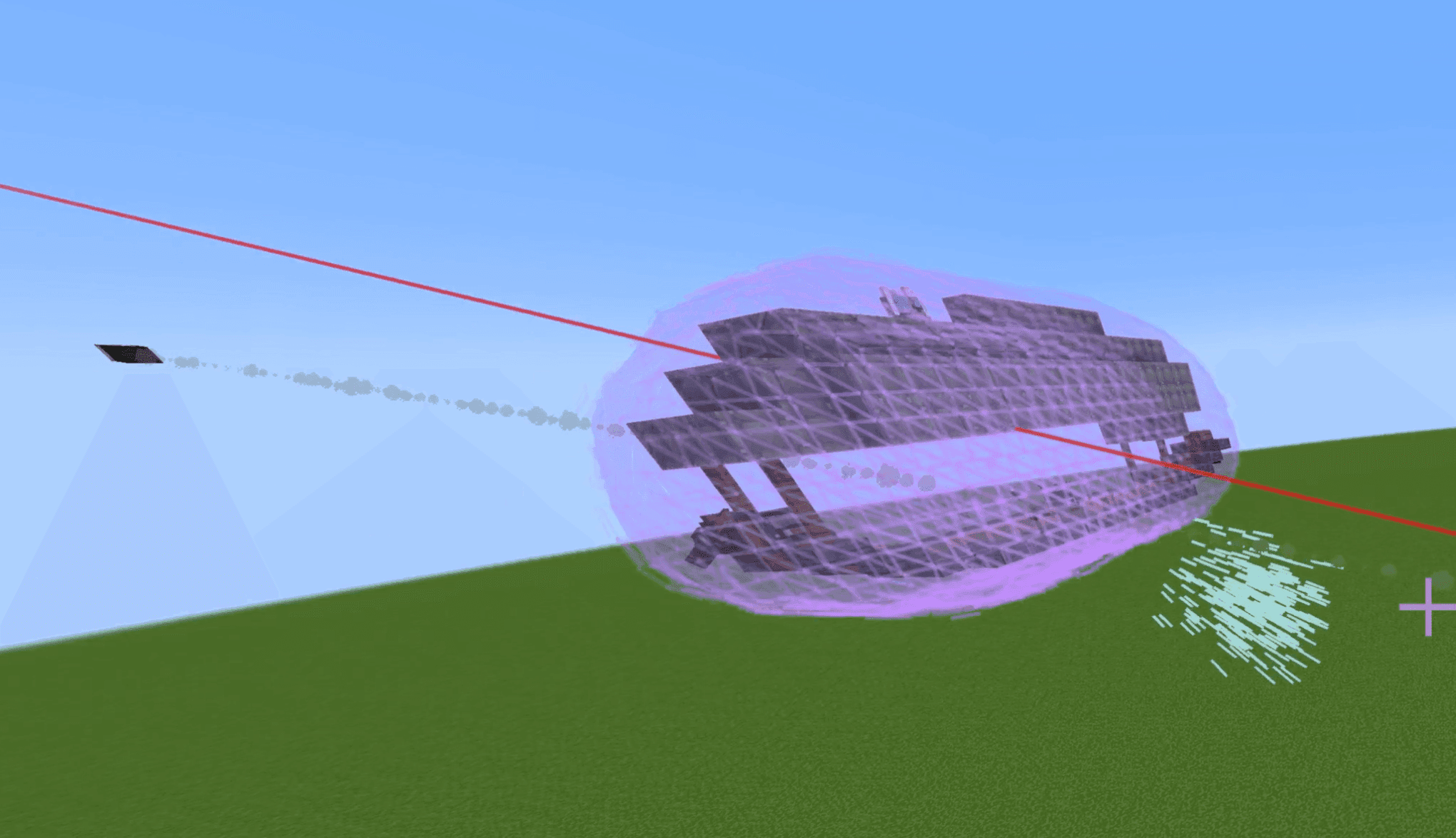 Create Aeronautics: Shield Generators | Create Big Cannons Compat |Force Field screenshot