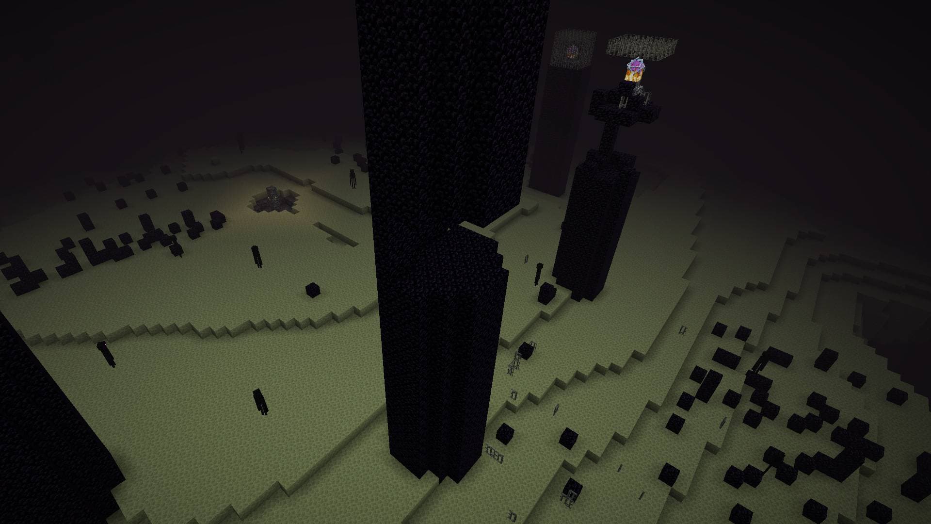 Ender Dragon Destroys End Island screenshot