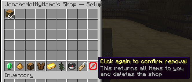 VillagerBased PlayerShops screenshot