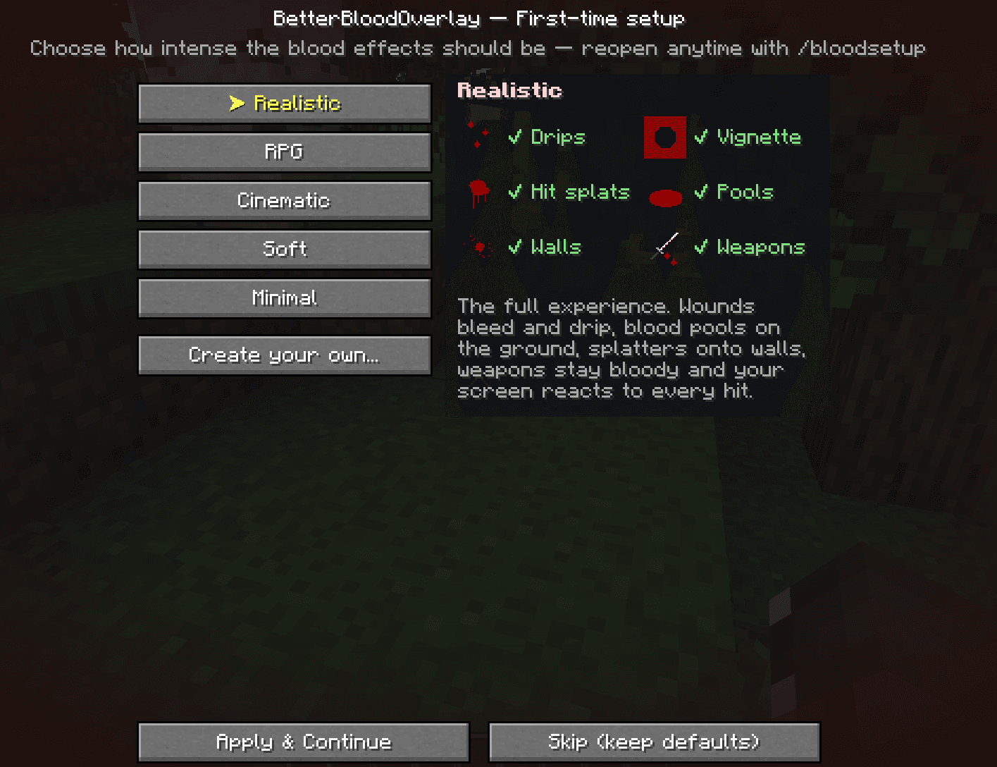 Better Blood Overlay screenshot