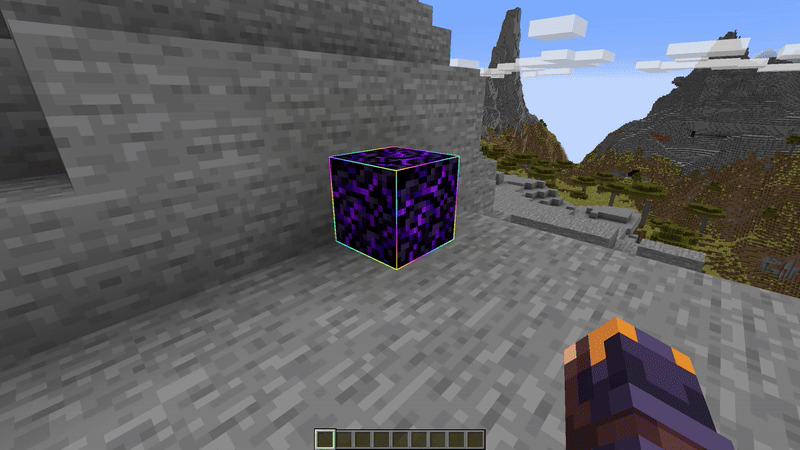 RGB Block Outline screenshot