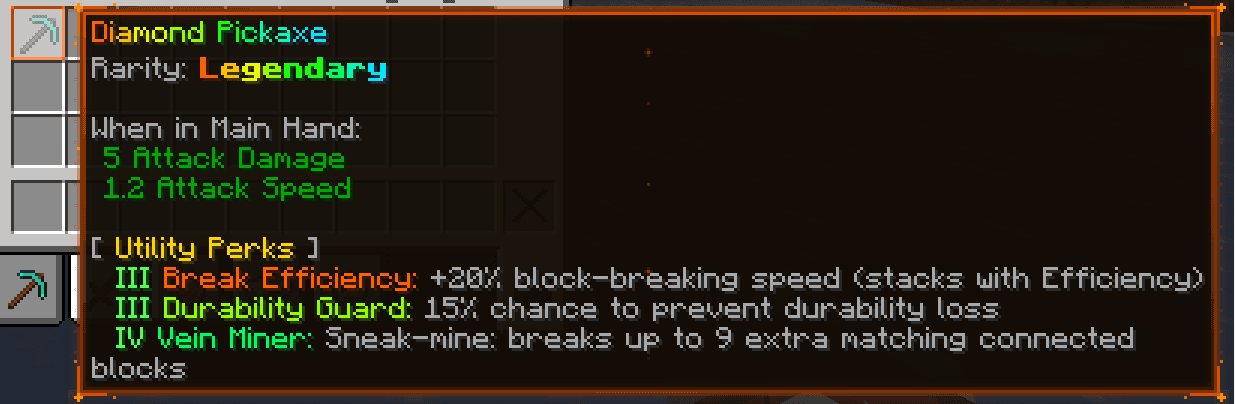 Sol's Item Rarity: RPG Gear, Tool Perks & Loot Tiers screenshot