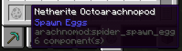 Netherite Octoarachnopod (The Netherite Spider) screenshot