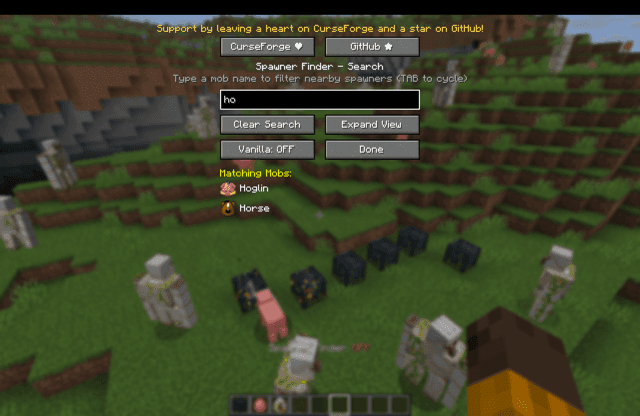 SpawnerFinder screenshot