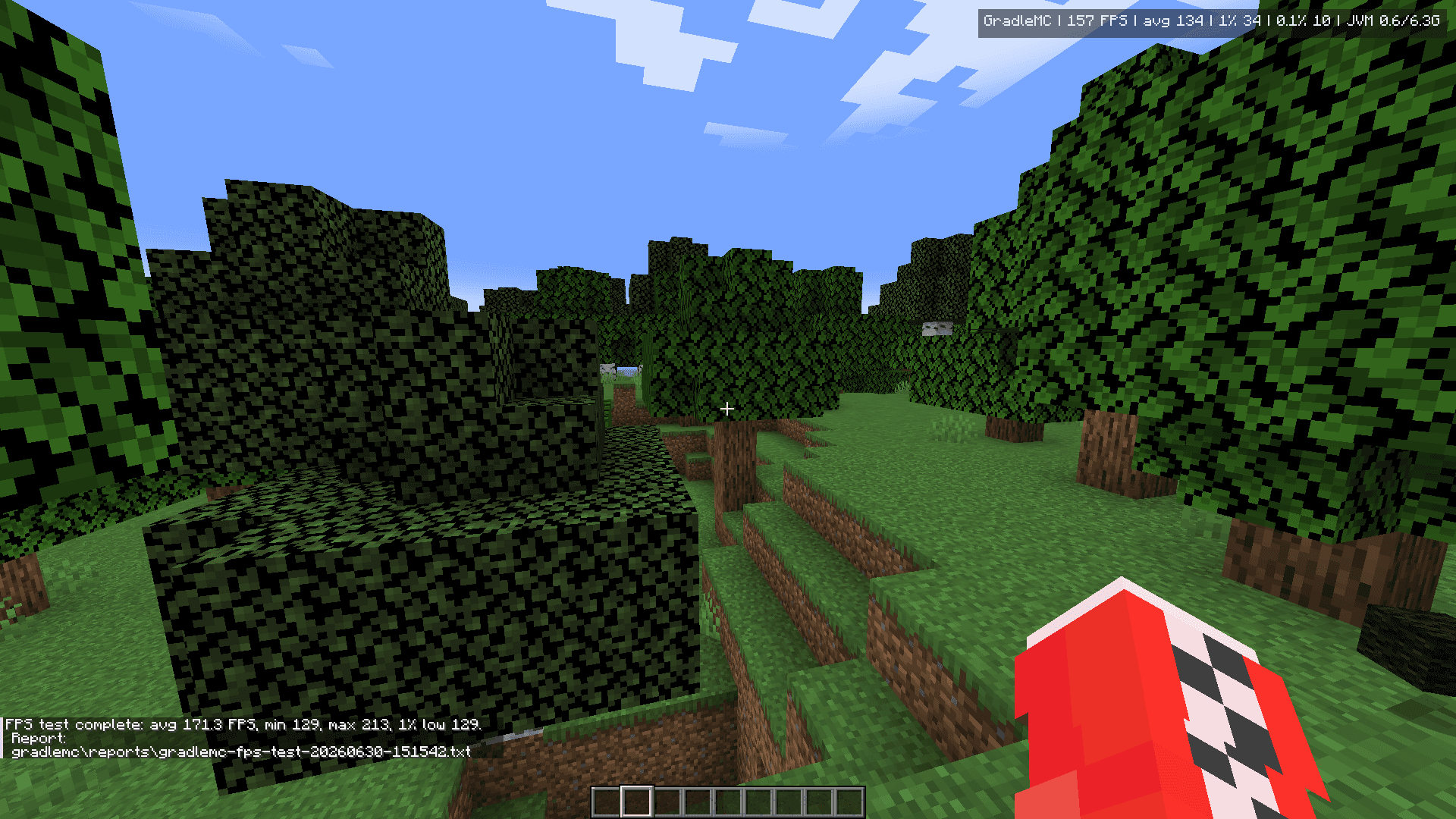 GradleMC screenshot