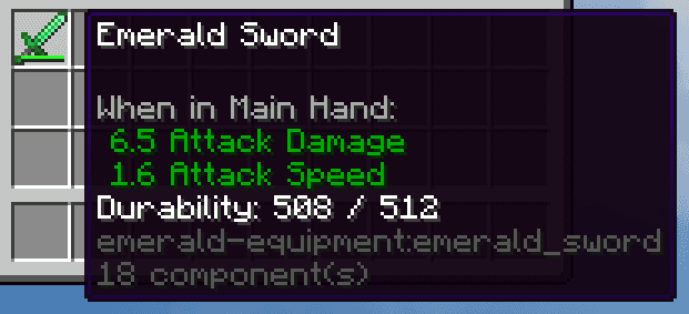 Emerald Tools n Armor screenshot