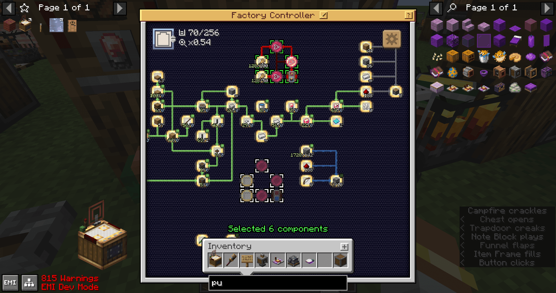 Create: Factory Controller screenshot