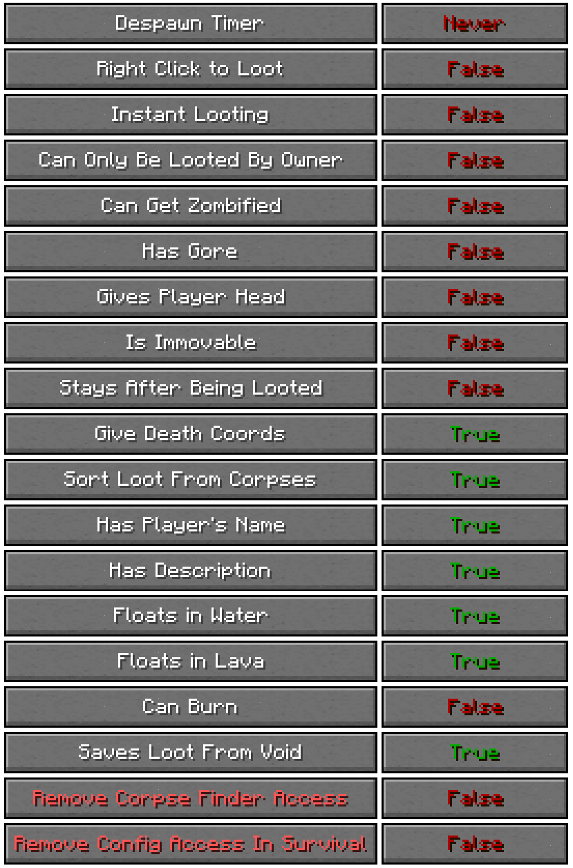 Player Corpses [Datapack] screenshot