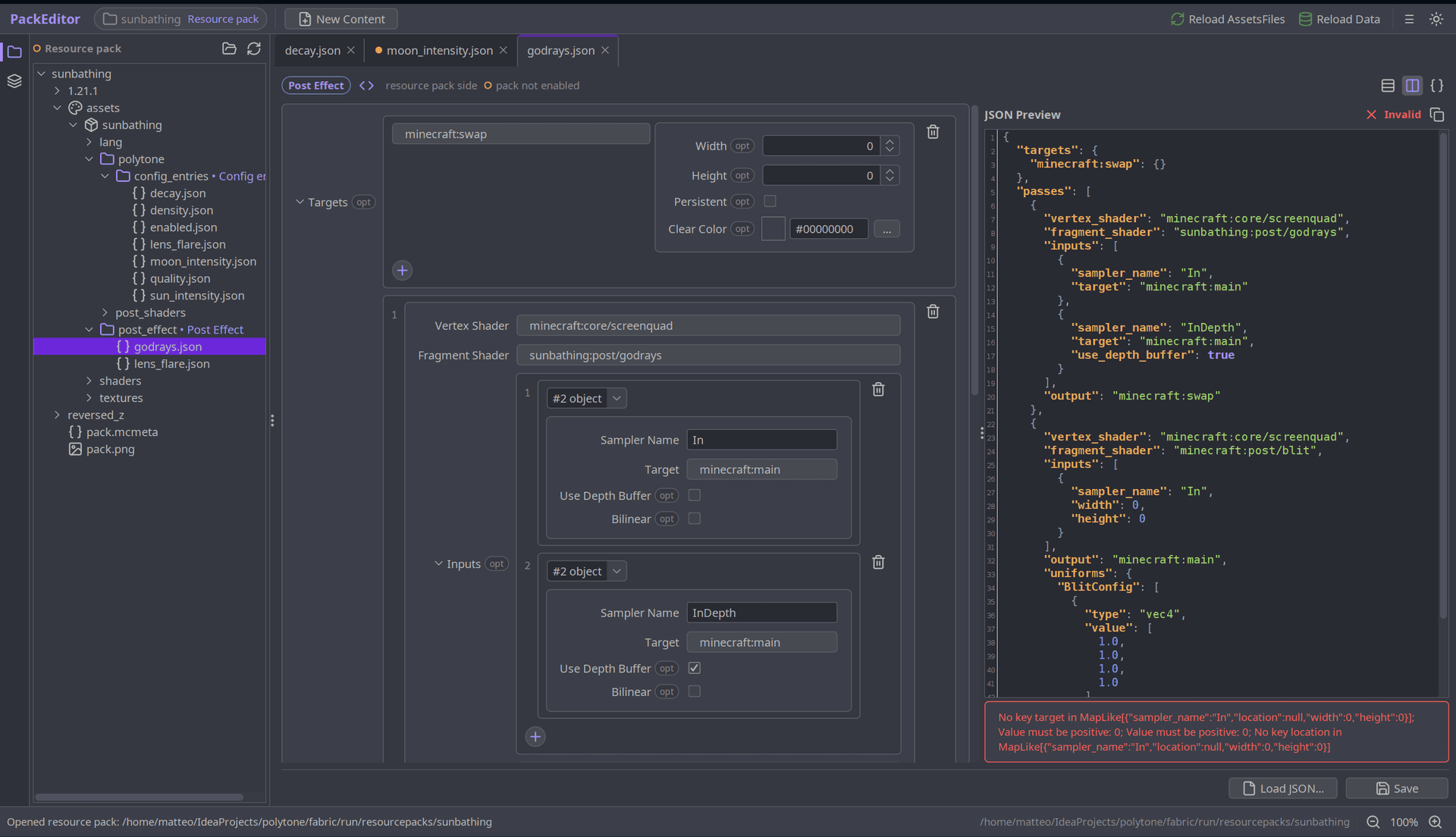 Nautilus Studio - Pack Editor IDE screenshot
