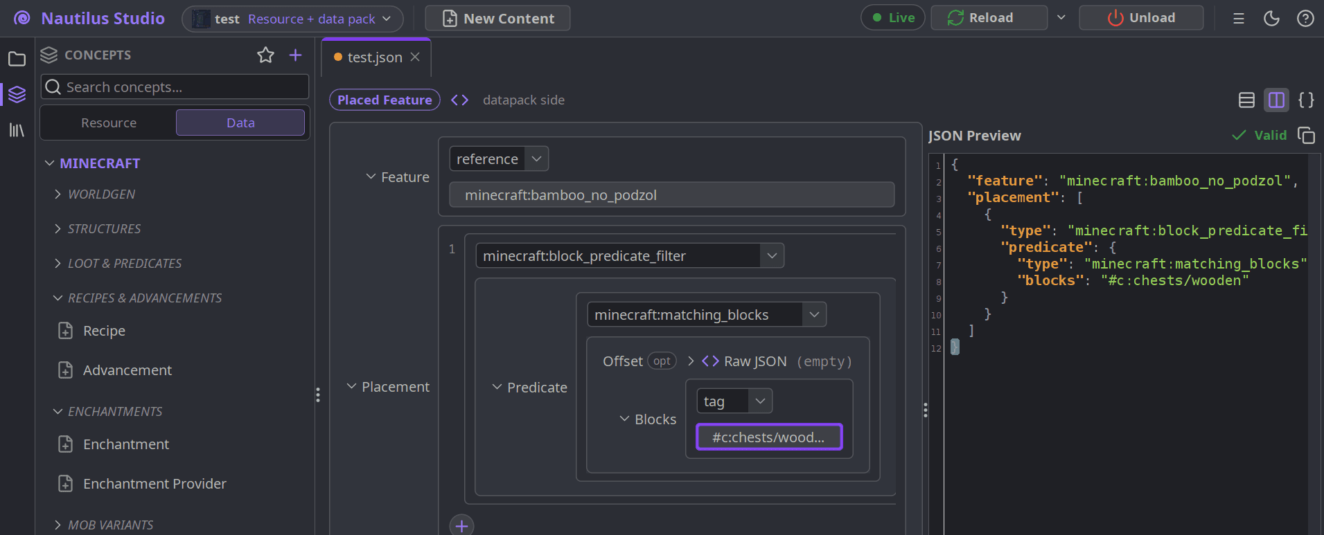 Nautilus Studio - Pack Editor IDE screenshot