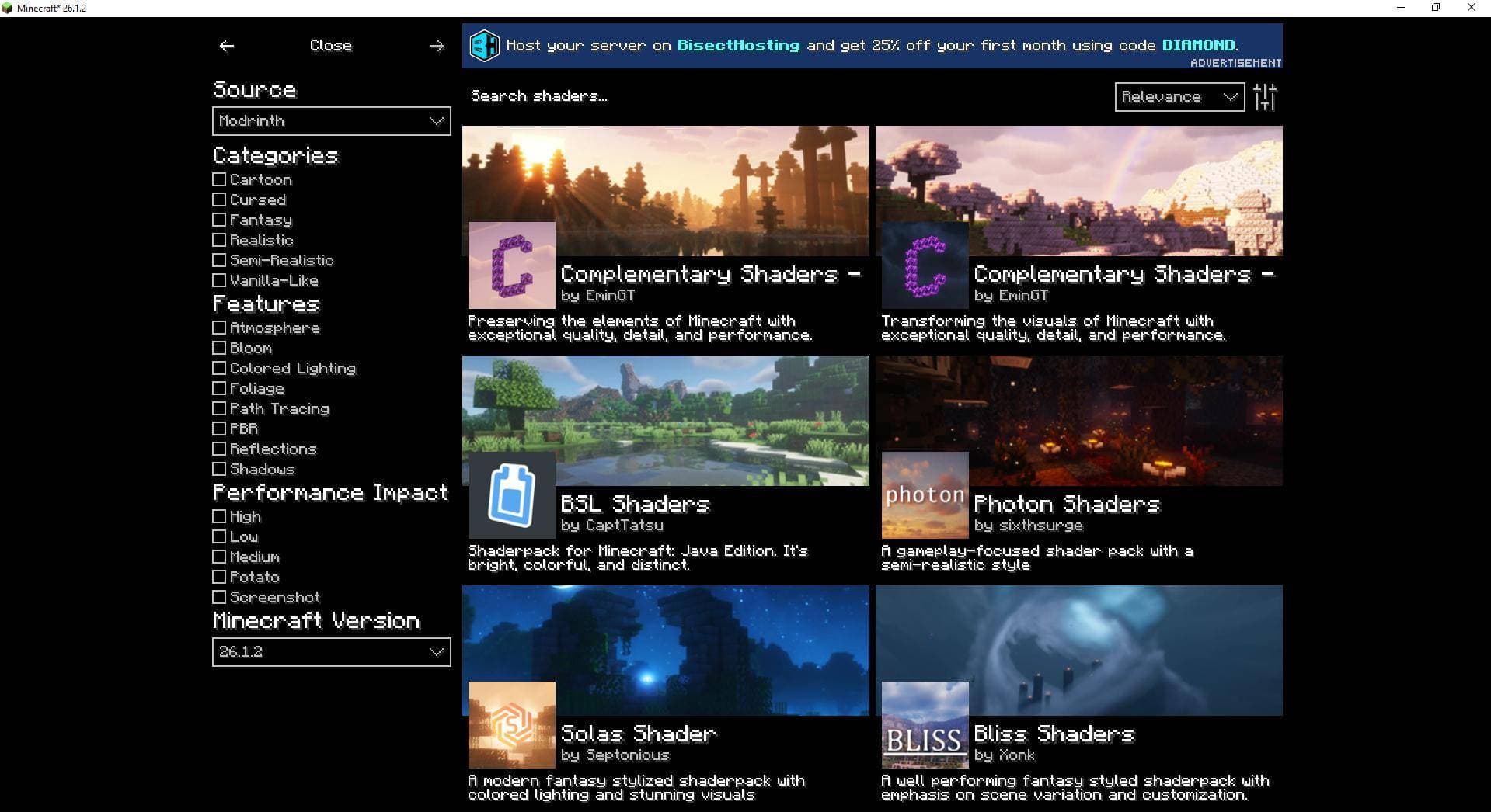 Realms - Client screenshot