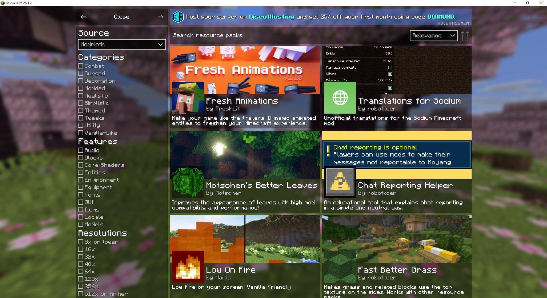 Realms - Client screenshot