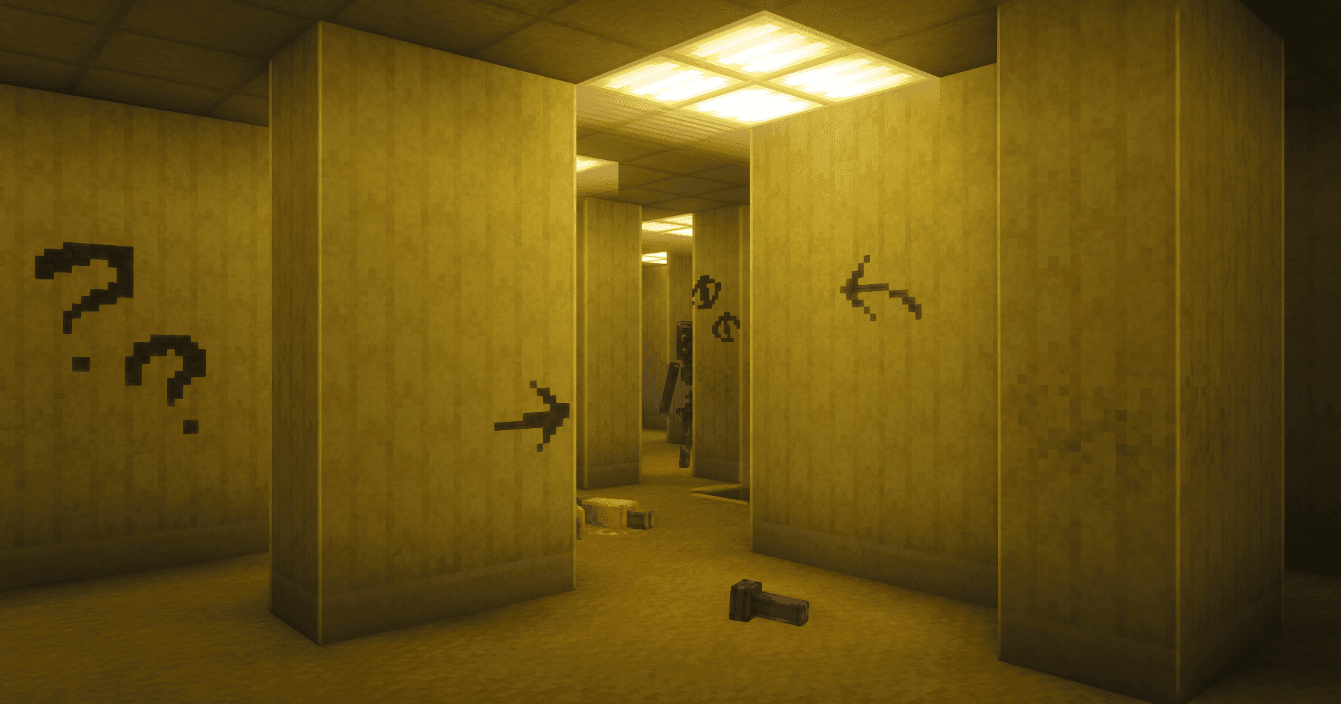 Backrooms Retextured screenshot