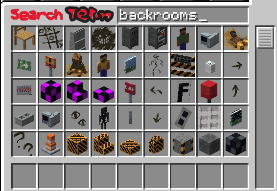Backrooms Retextured screenshot