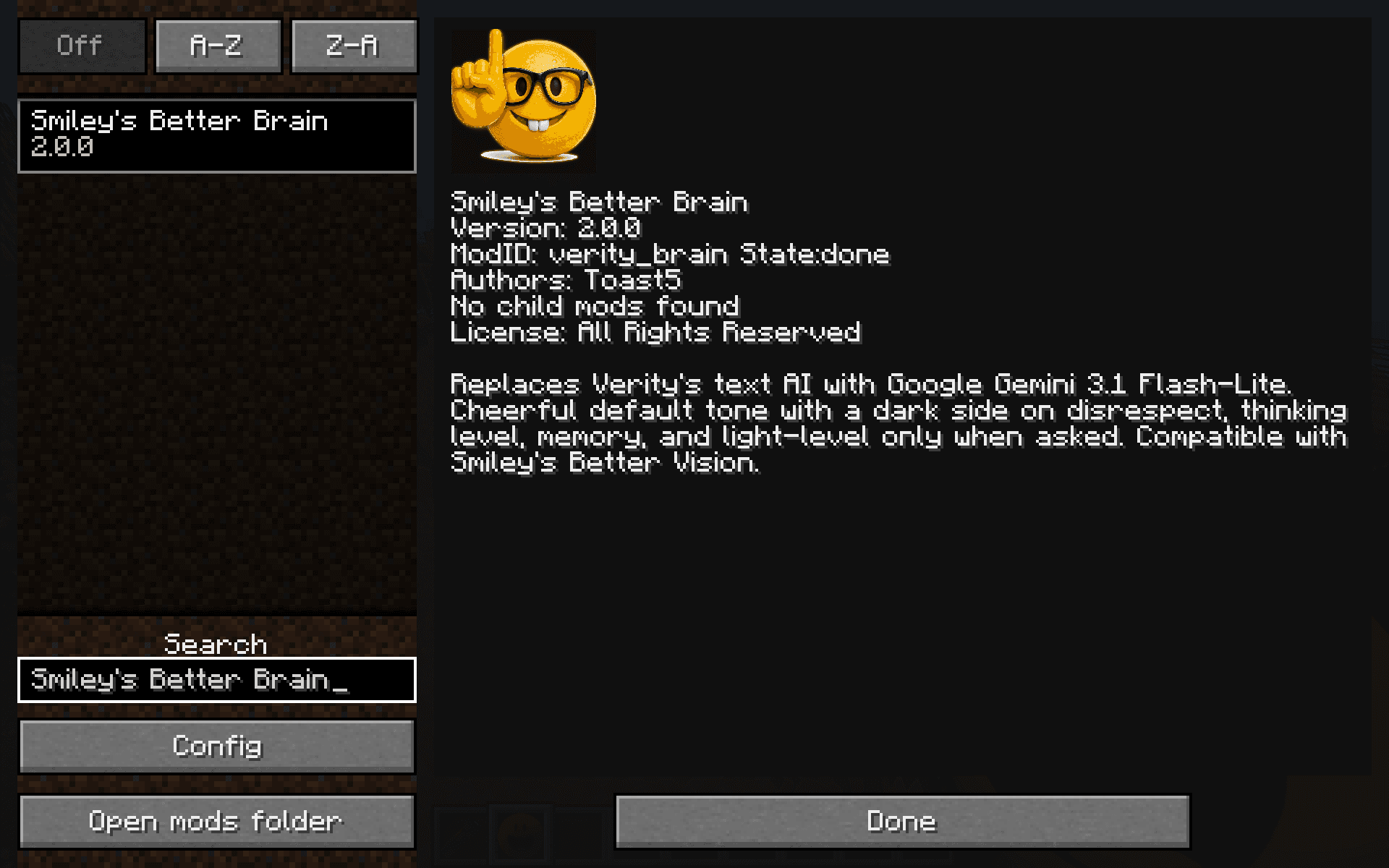 Smiley's Better Brain screenshot