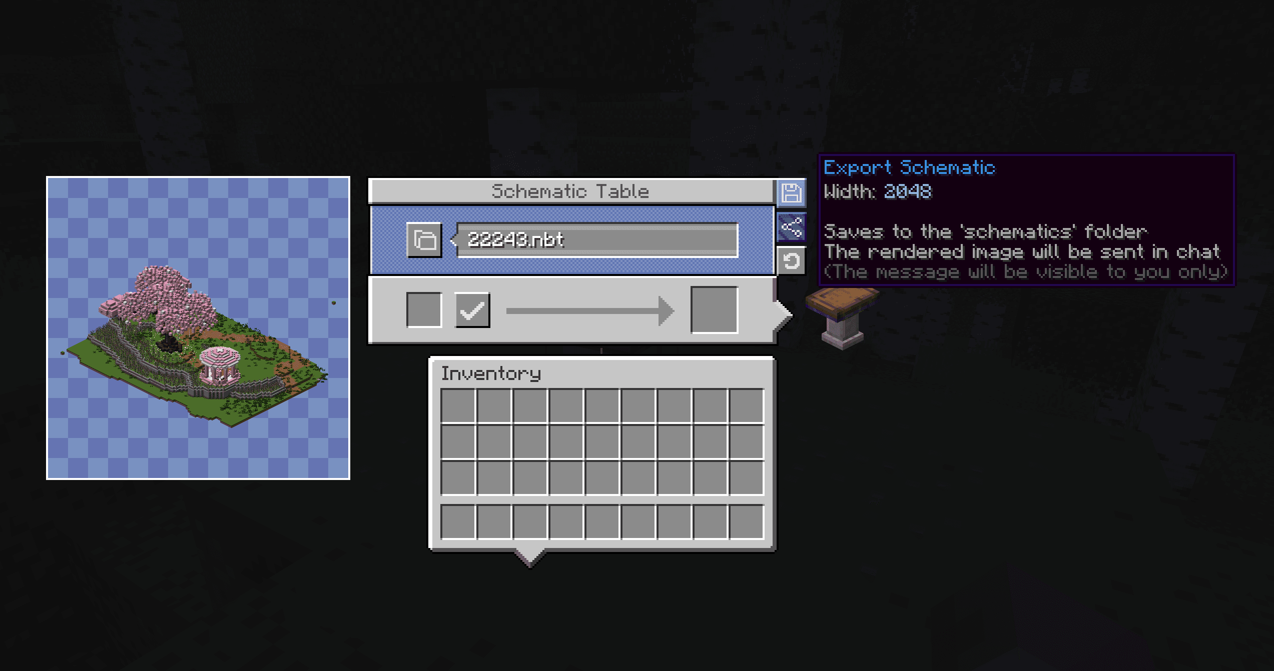 Create: Blueprinted screenshot