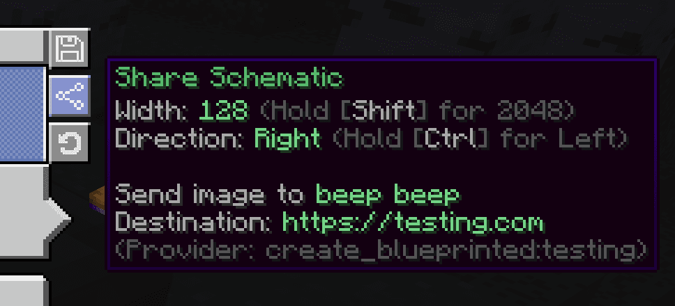 Create: Blueprinted screenshot