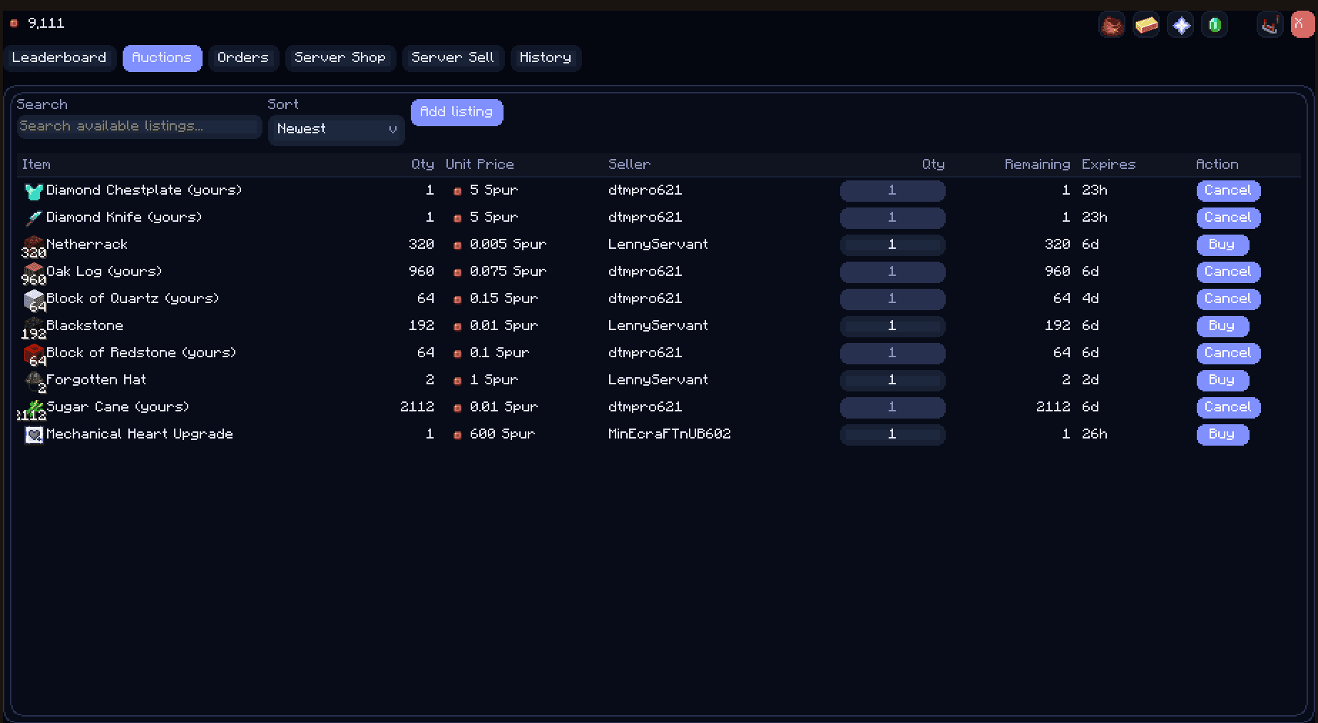Create: Auction House screenshot
