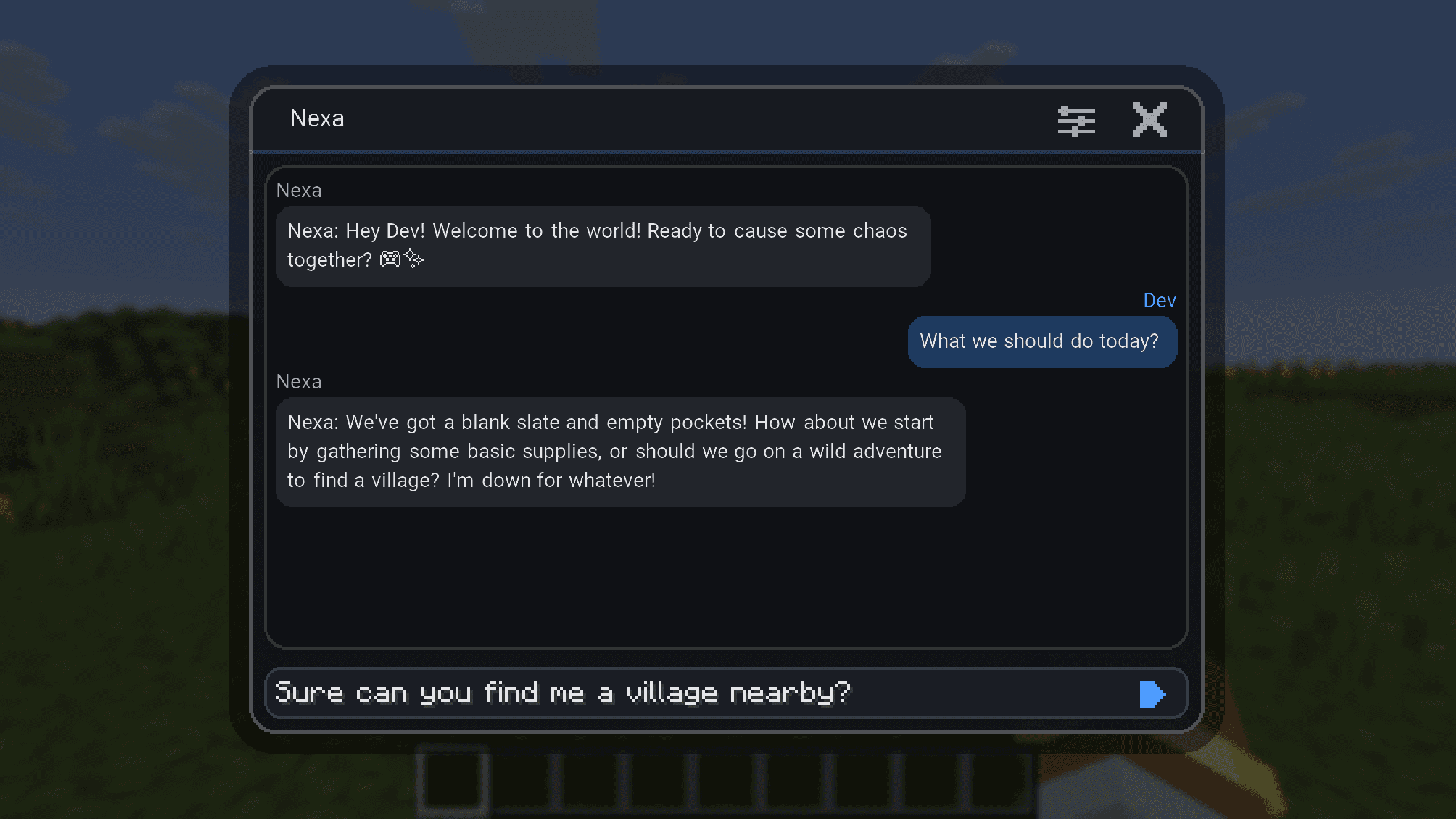 Nexa AI Chat screenshot