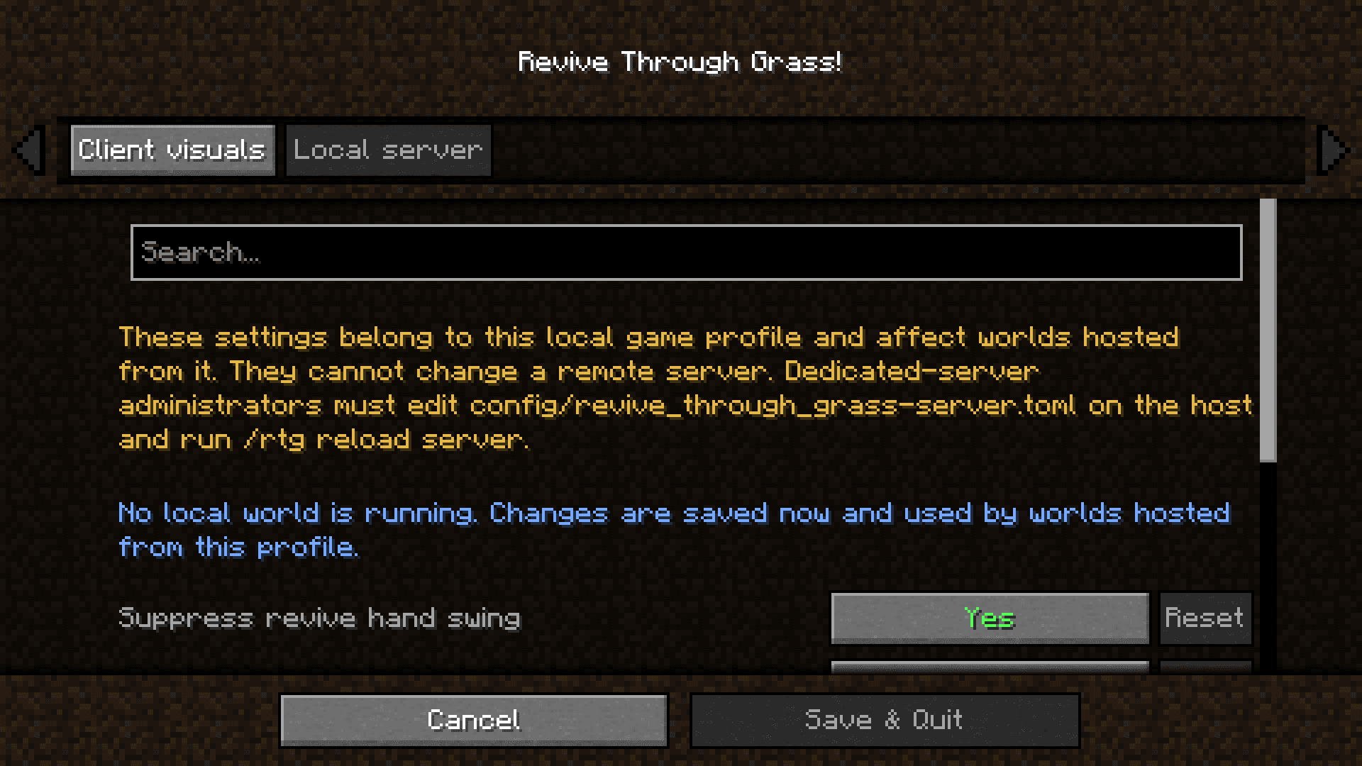 Revive Through Grass! [PlayerRevive add-on] screenshot