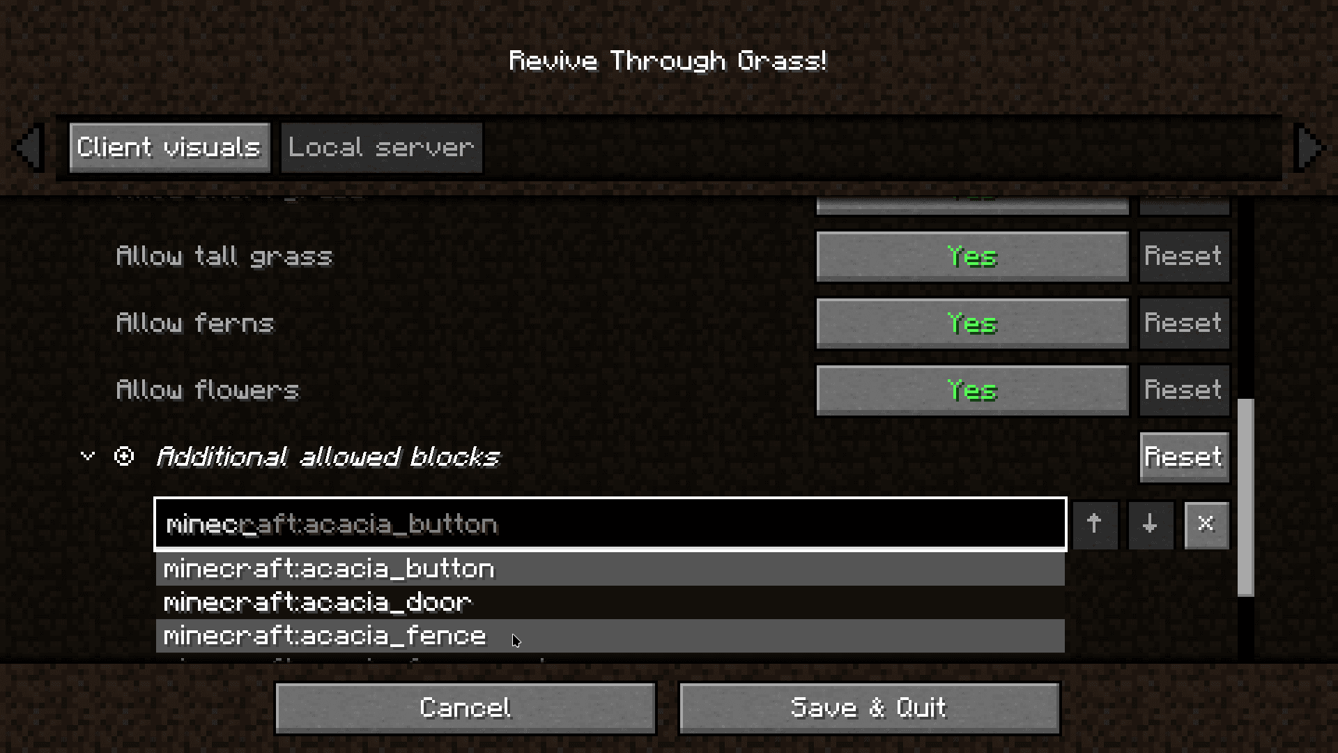 Revive Through Grass! [PlayerRevive add-on] screenshot