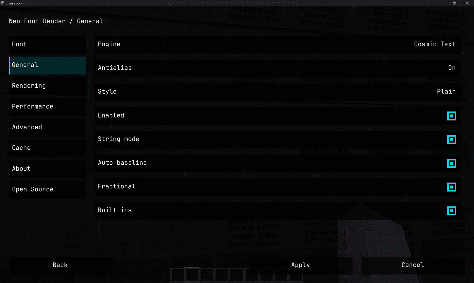 Revo Font screenshot
