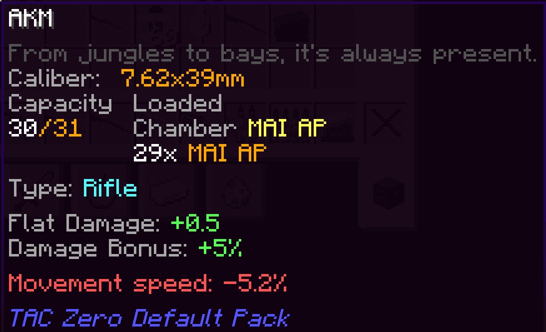 TacZ: Caliber Ammo screenshot