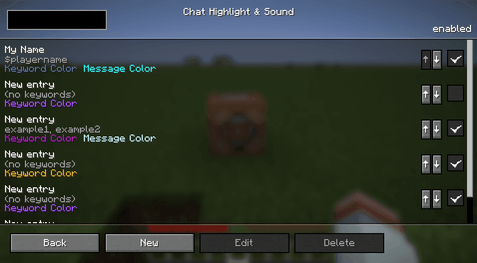 Chat Highlight & Sound screenshot