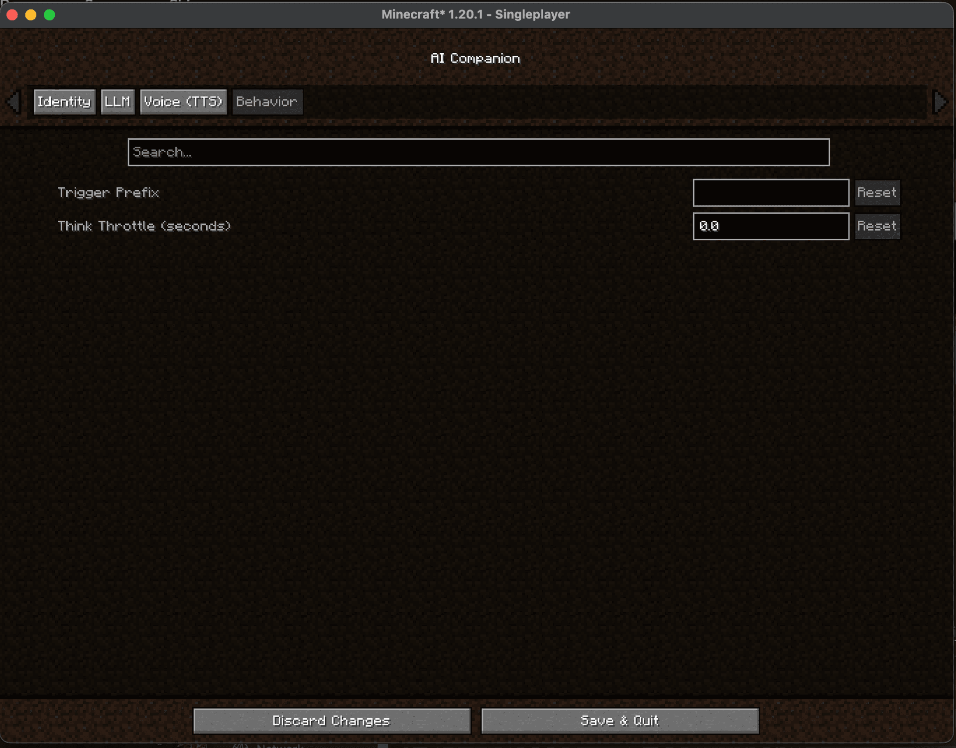 AI Companion Fabric screenshot