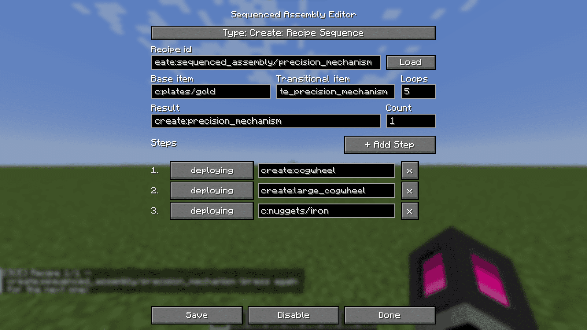 Simple Craft Editor screenshot