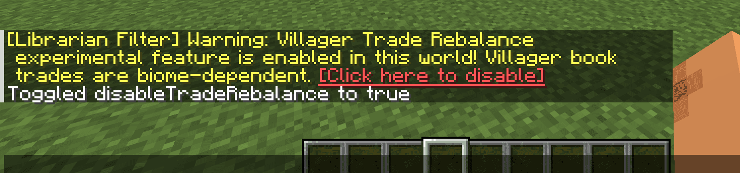 Villager Trade Reroll screenshot