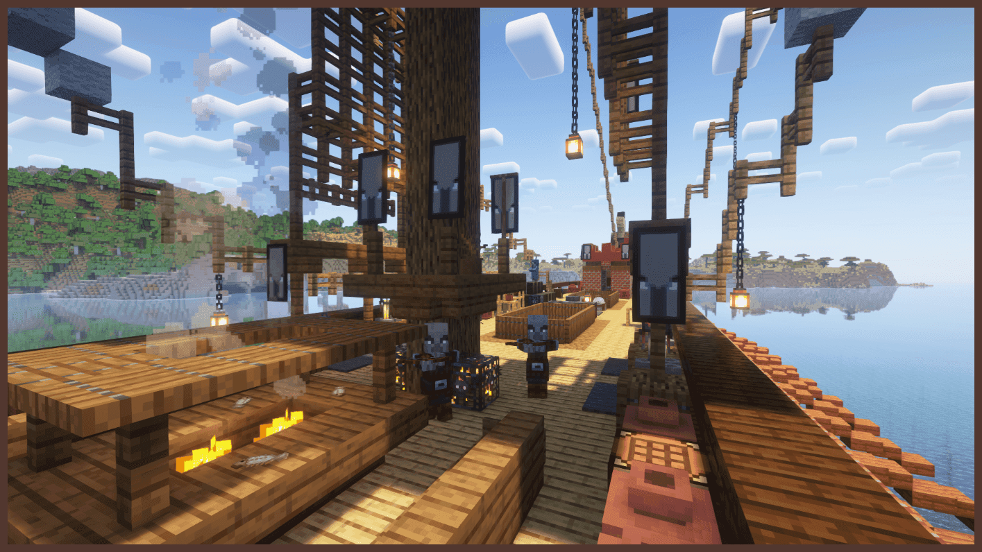 Illager War Trireme screenshot