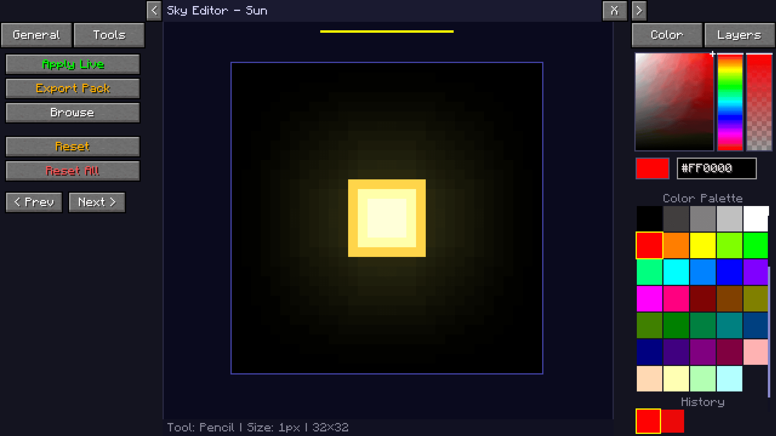 Live Texture Editor screenshot