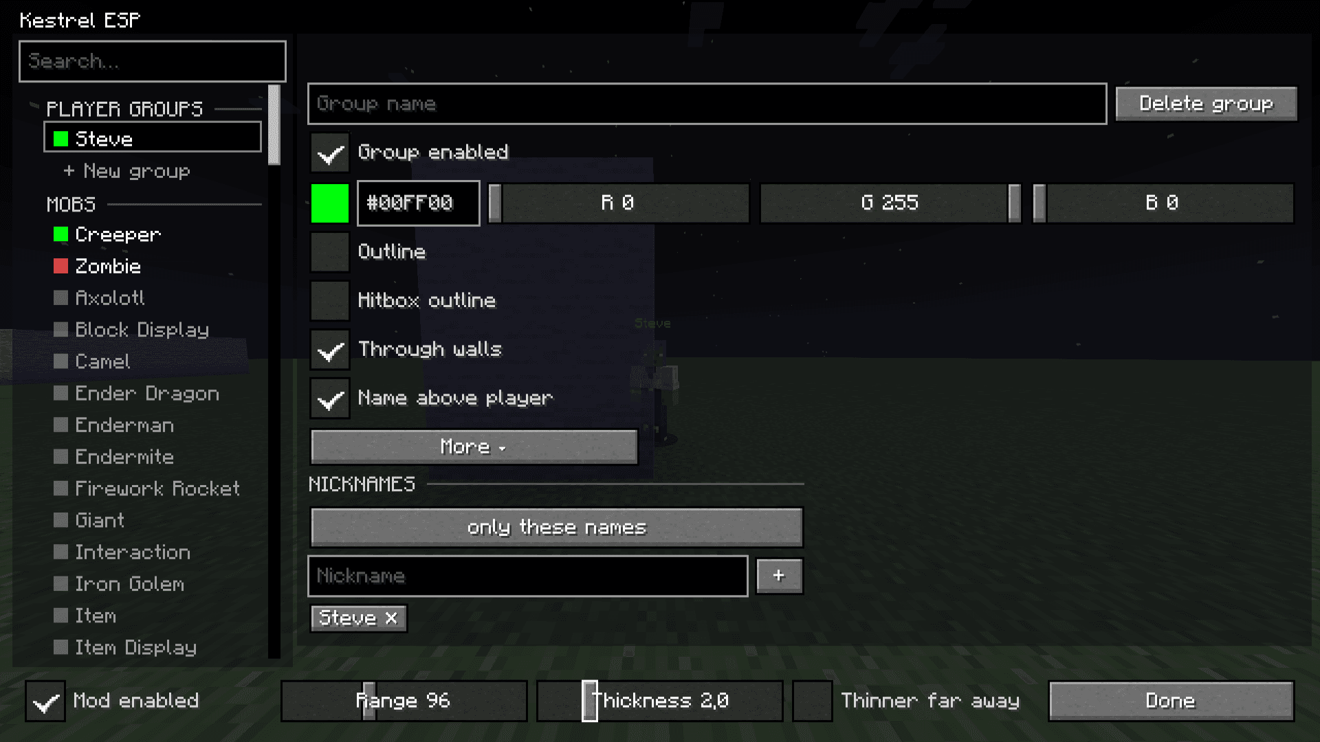Kestrel ESP (WallHack) screenshot