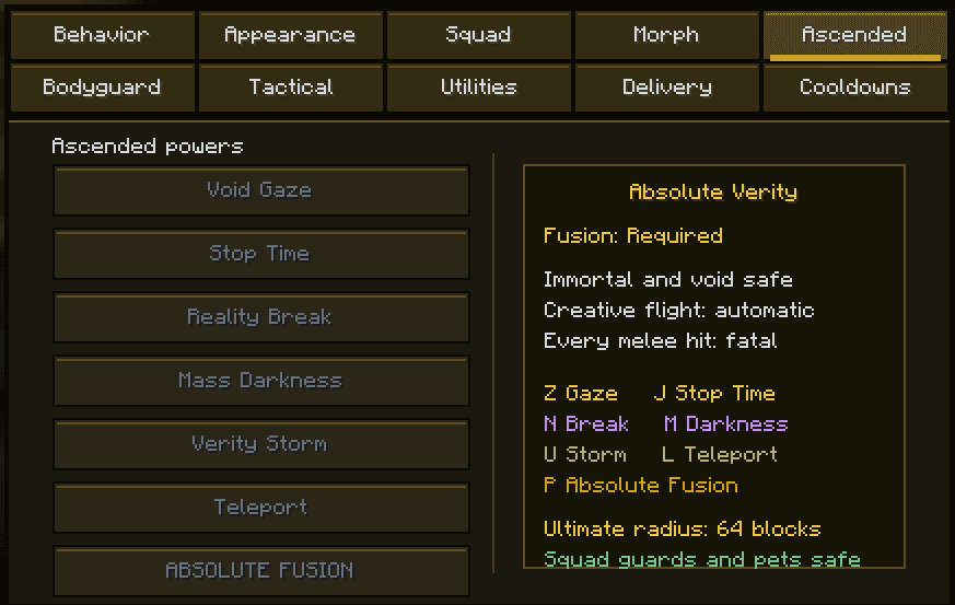 Sunny’s OP Panel screenshot