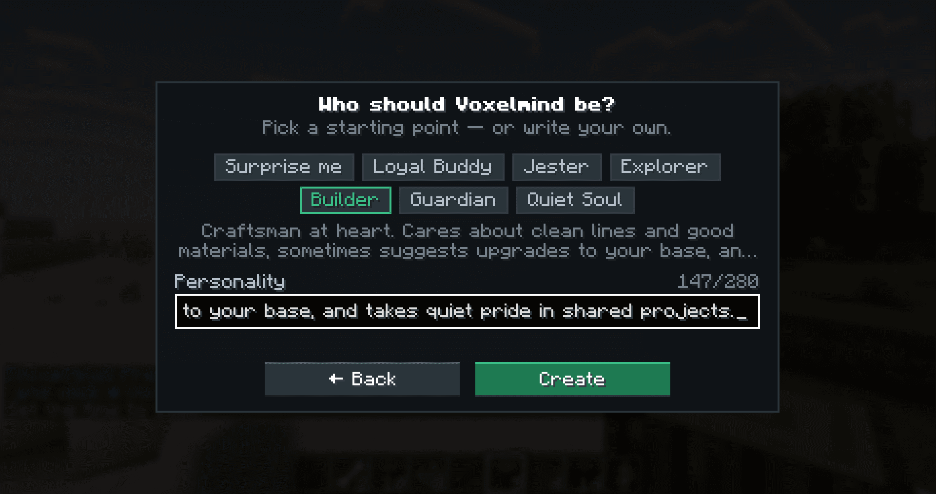 VoxelMind - AI Companions screenshot