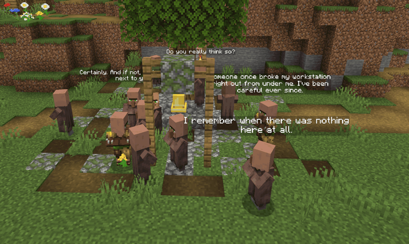 Chatting Villagers screenshot