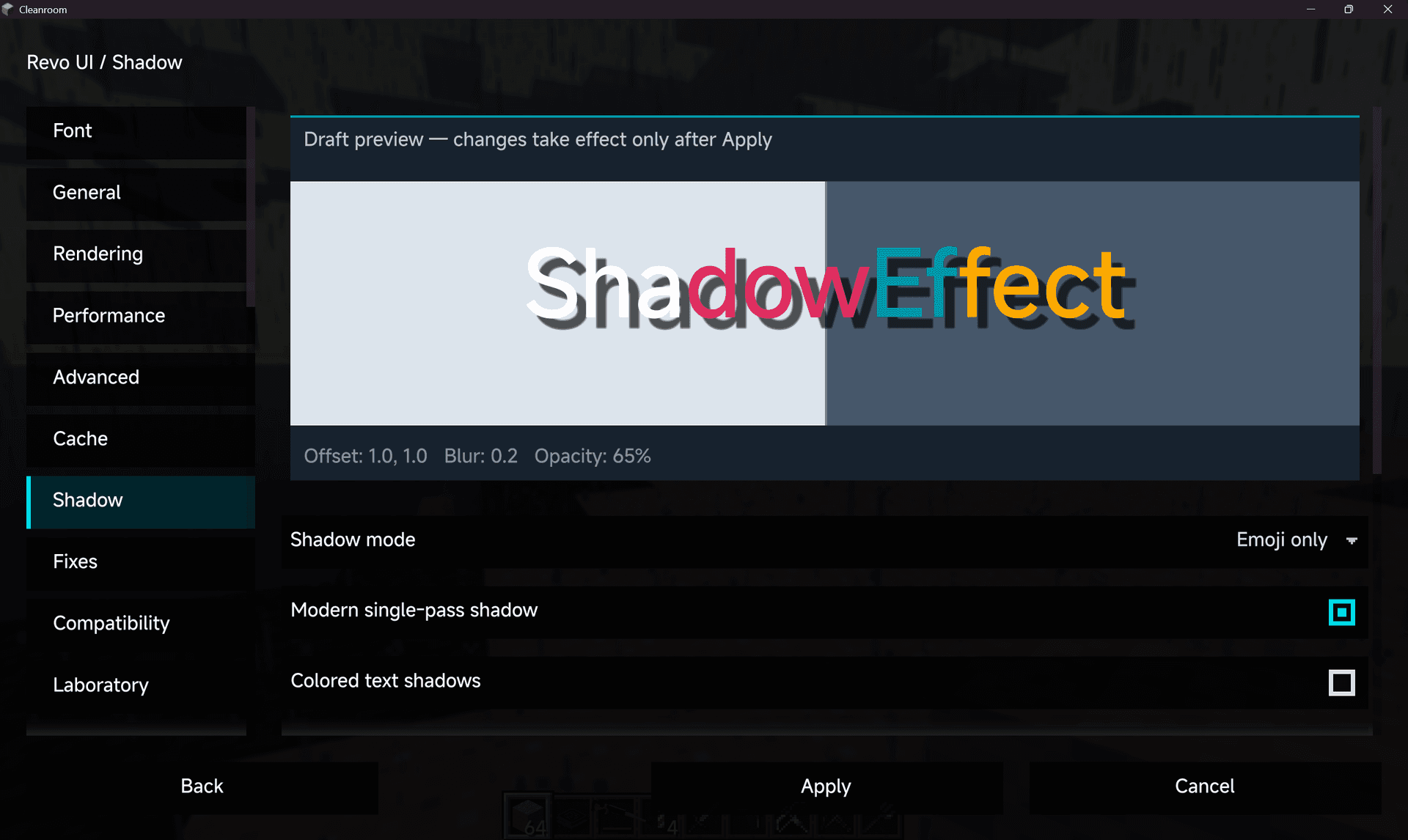 Revo Font screenshot