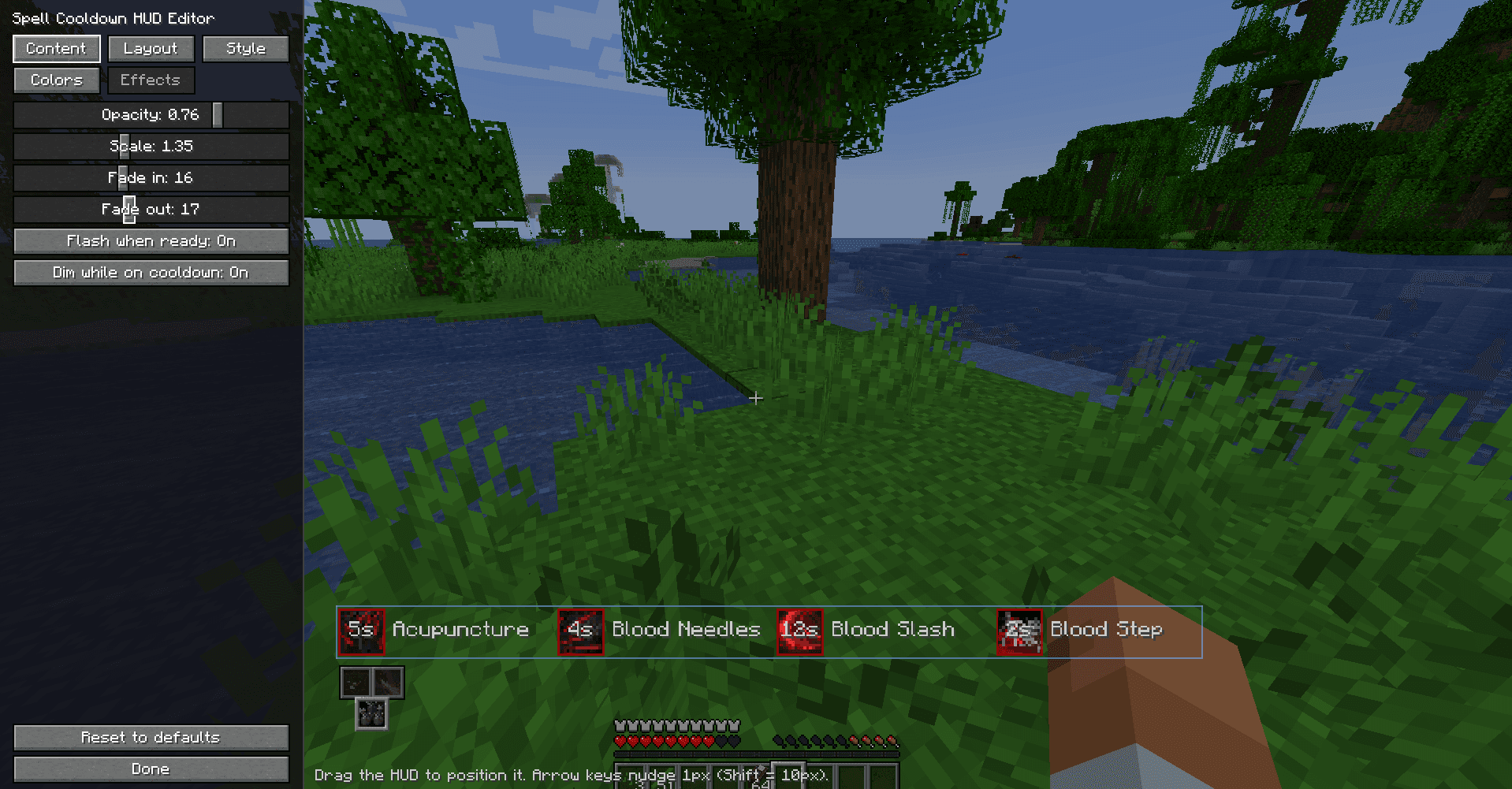 Spell Cooldown HUD screenshot