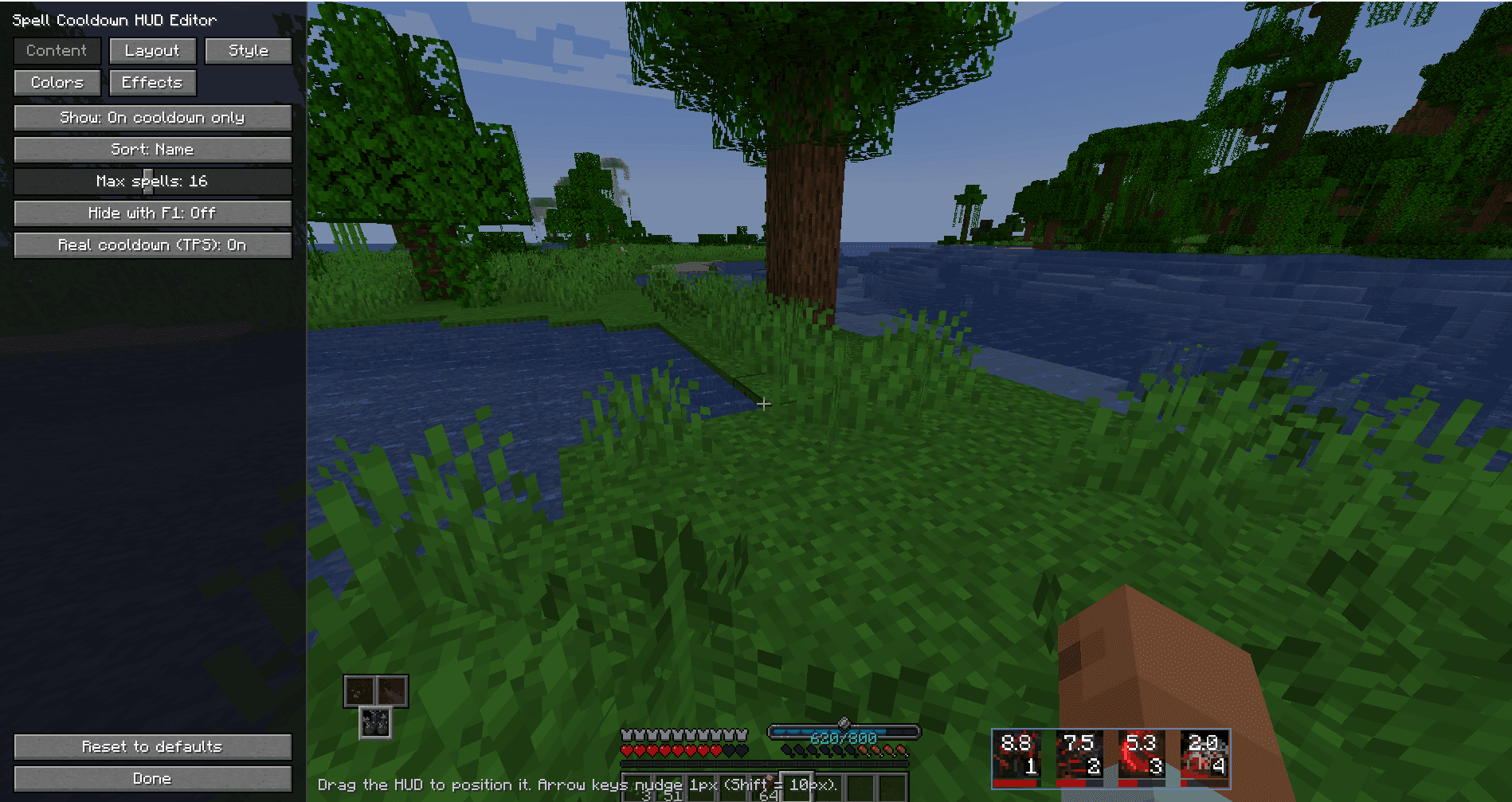 Spell Cooldown HUD screenshot