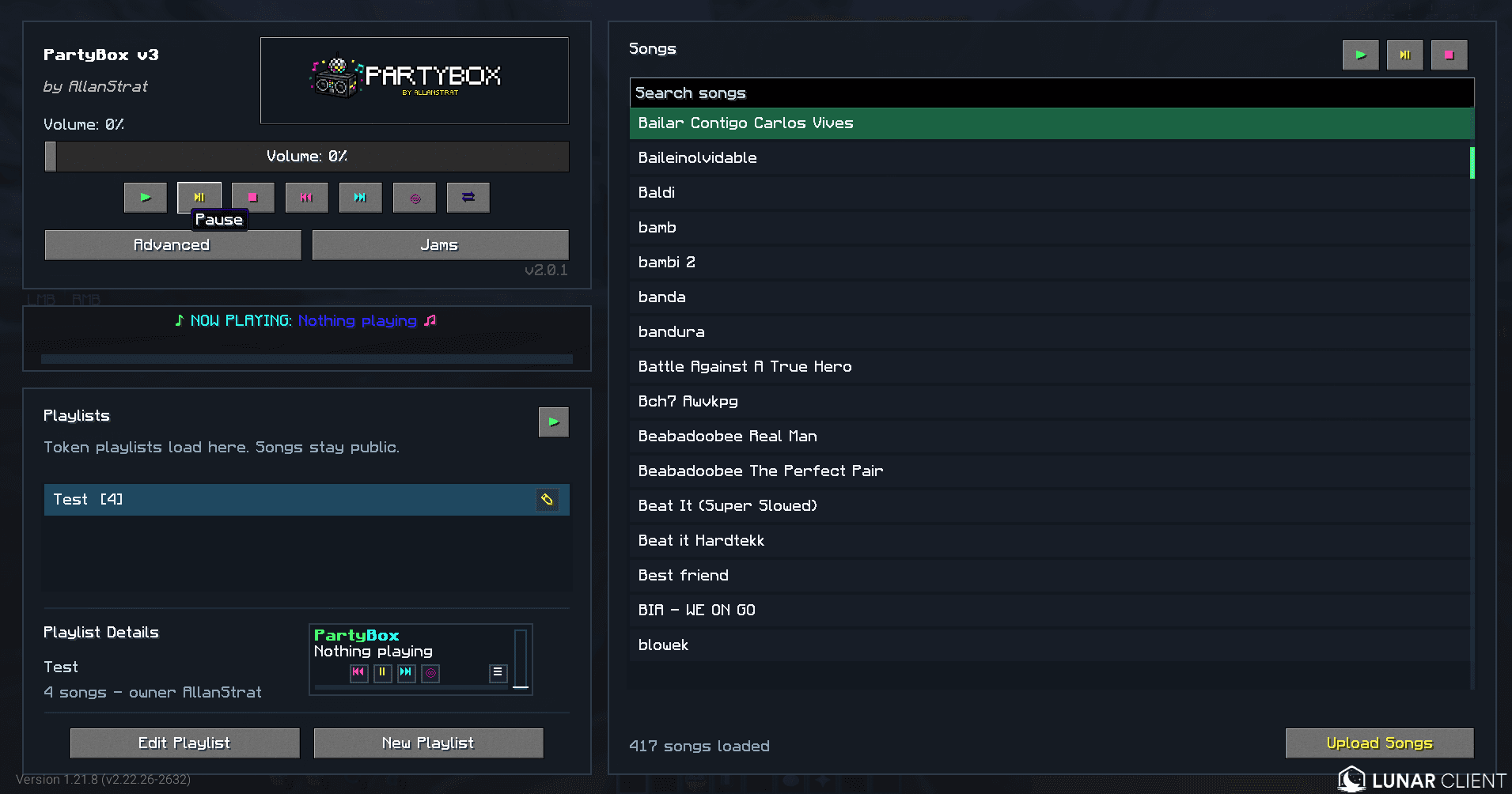 PartyBox screenshot