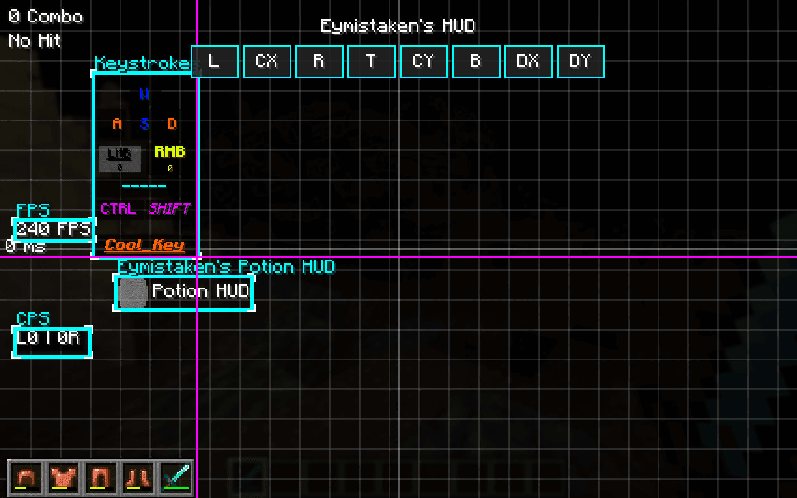 Eymistaken's HUD screenshot