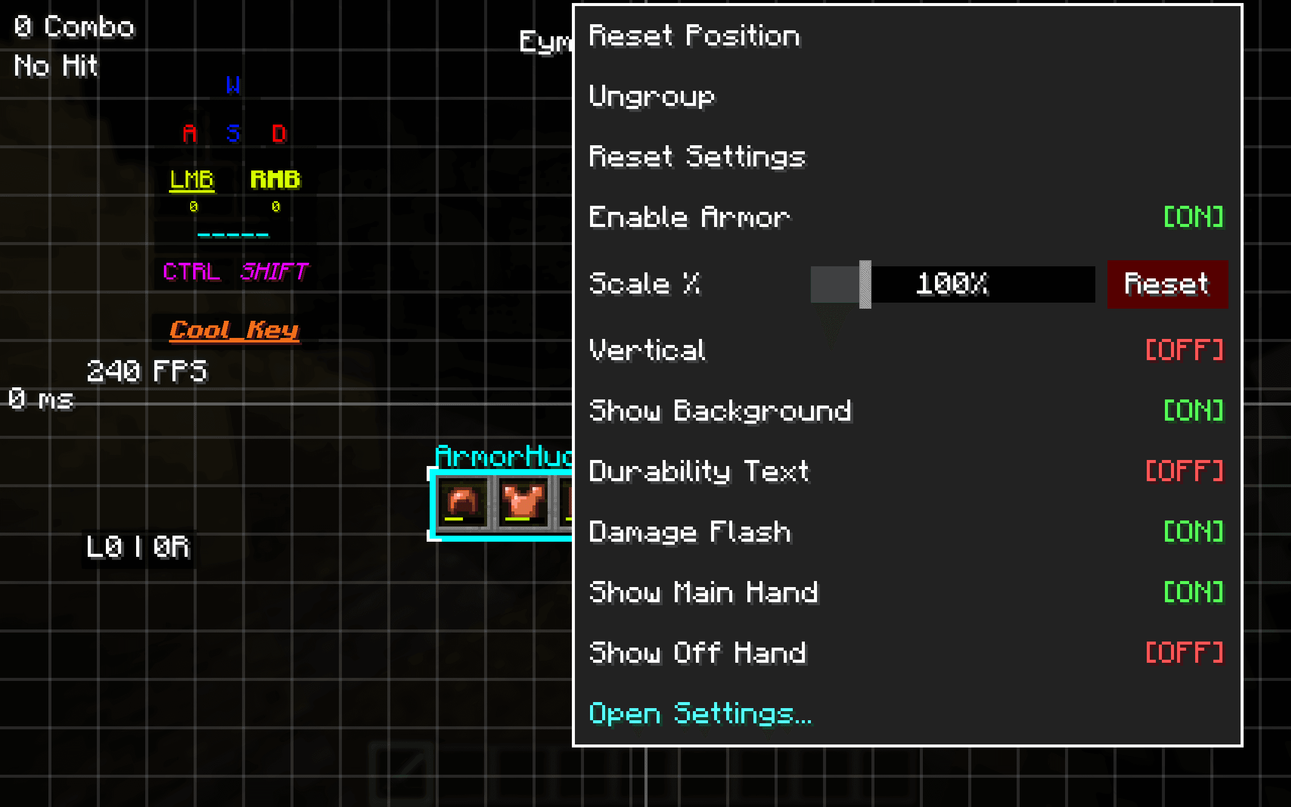 Eymistaken's HUD screenshot