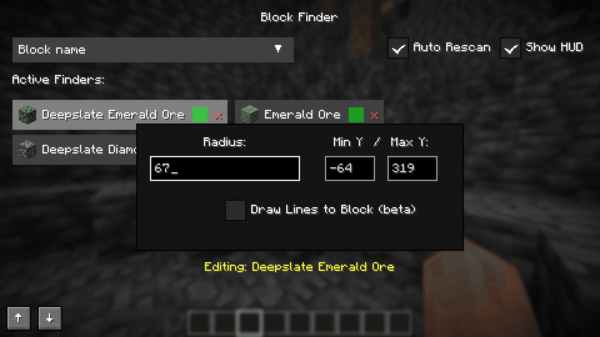 Block Finder (X-Ray) screenshot